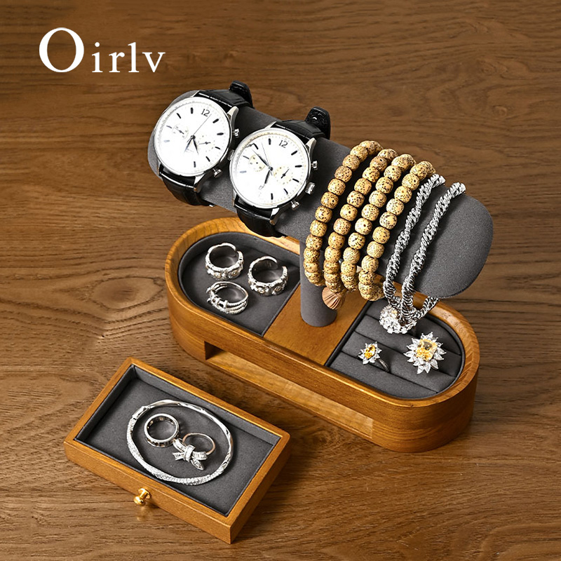 Jewelry Like Watches - Oirlv Solid Wood Watch Organizer Shelf