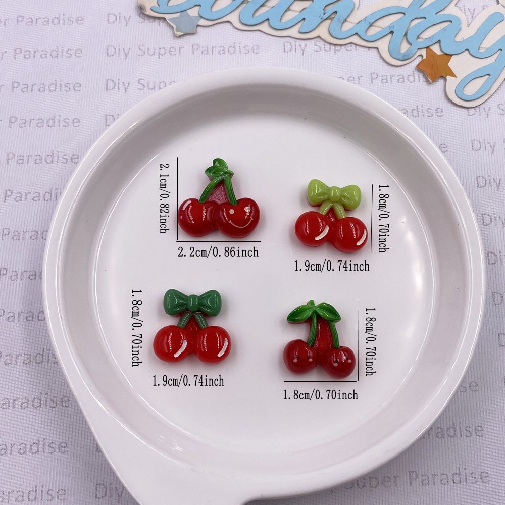 16pcs Colorful Kawaii Cartoon  - Paradise Jewelry & Watches Llc review and price