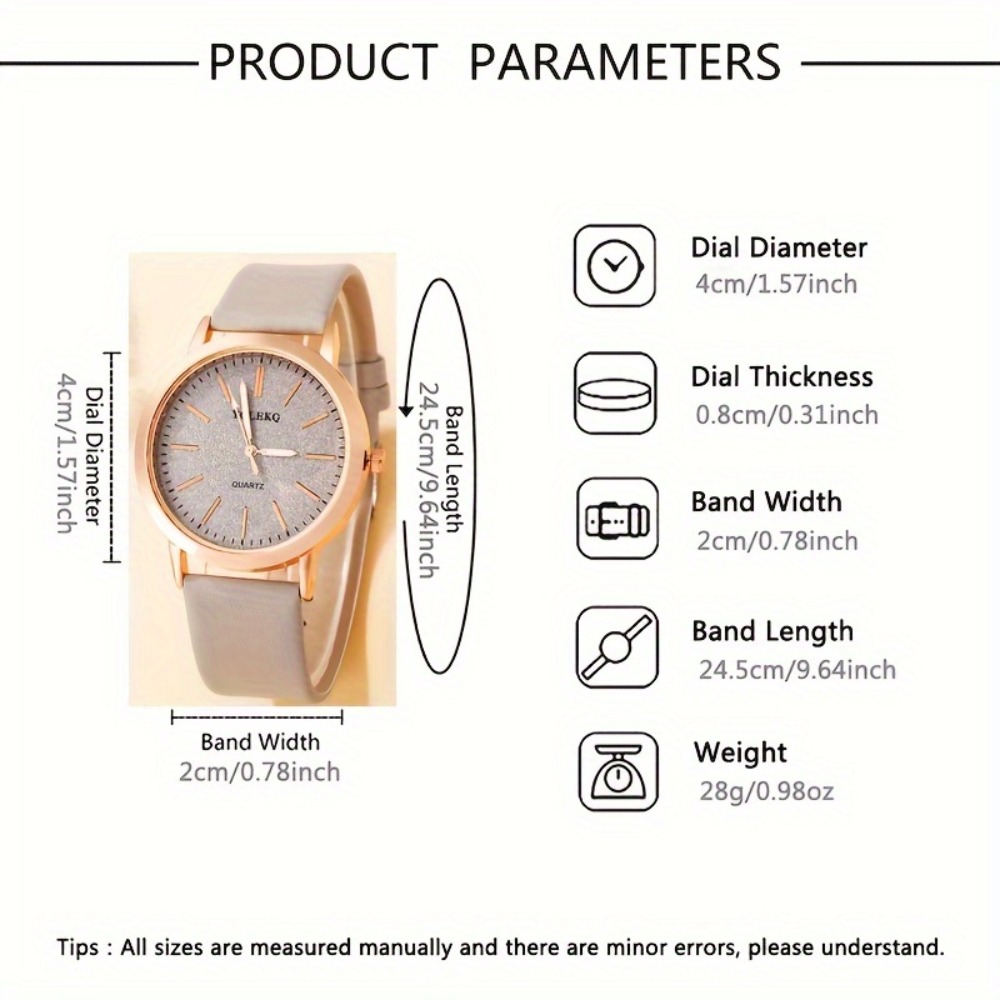 6‑Pcs Elegant Minimalist Women - Unique Jewelry Watches review and price