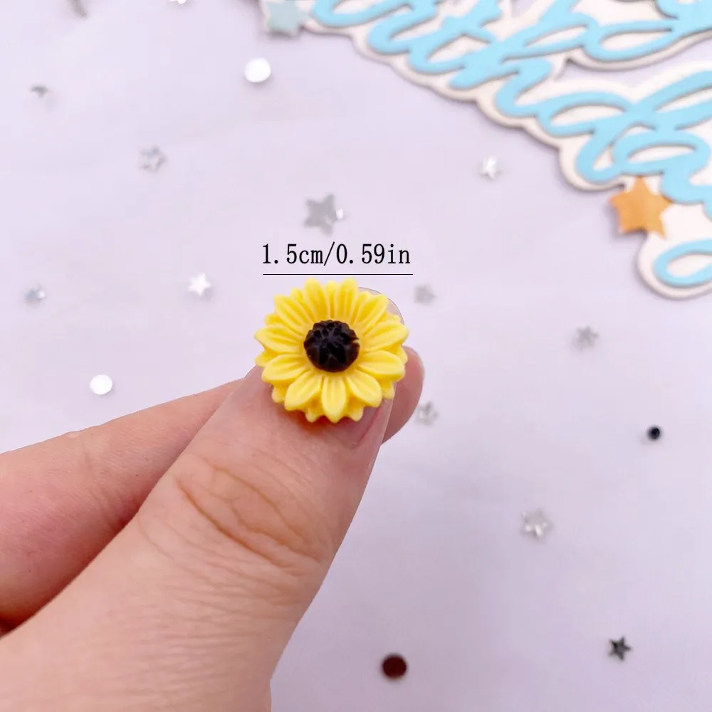 30Pcs Resin Colorful 15mm Sunf - Paradise Jewelry & Watches Llc review and price