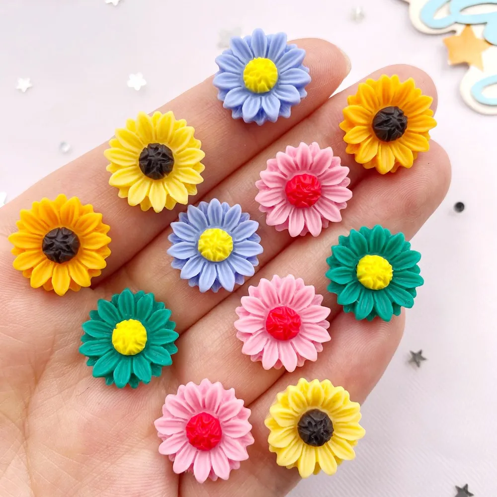 30Pcs Resin Colorful 15mm Sunf - Paradise Jewelry & Watches Llc review and price