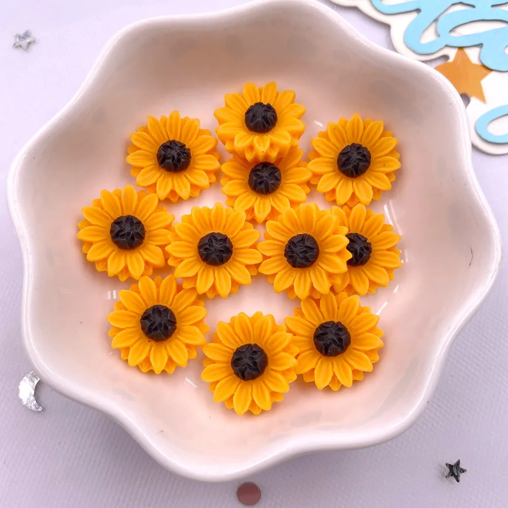 30Pcs Resin Colorful 15mm Sunf - Paradise Jewelry & Watches Llc review and price
