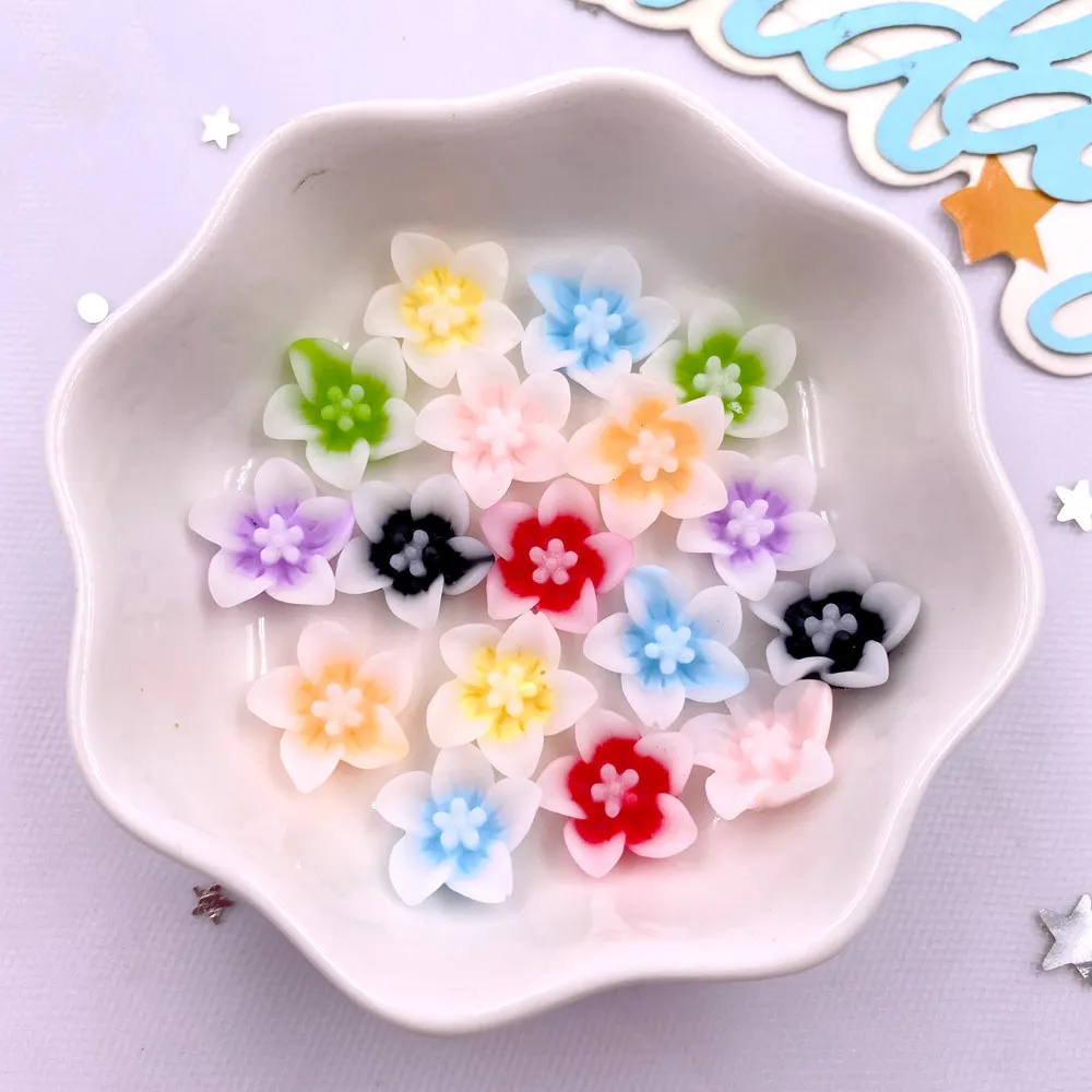 50pcs Resin 13mm Colorful 3D M - Paradise Jewelry & Watches Llc review and price