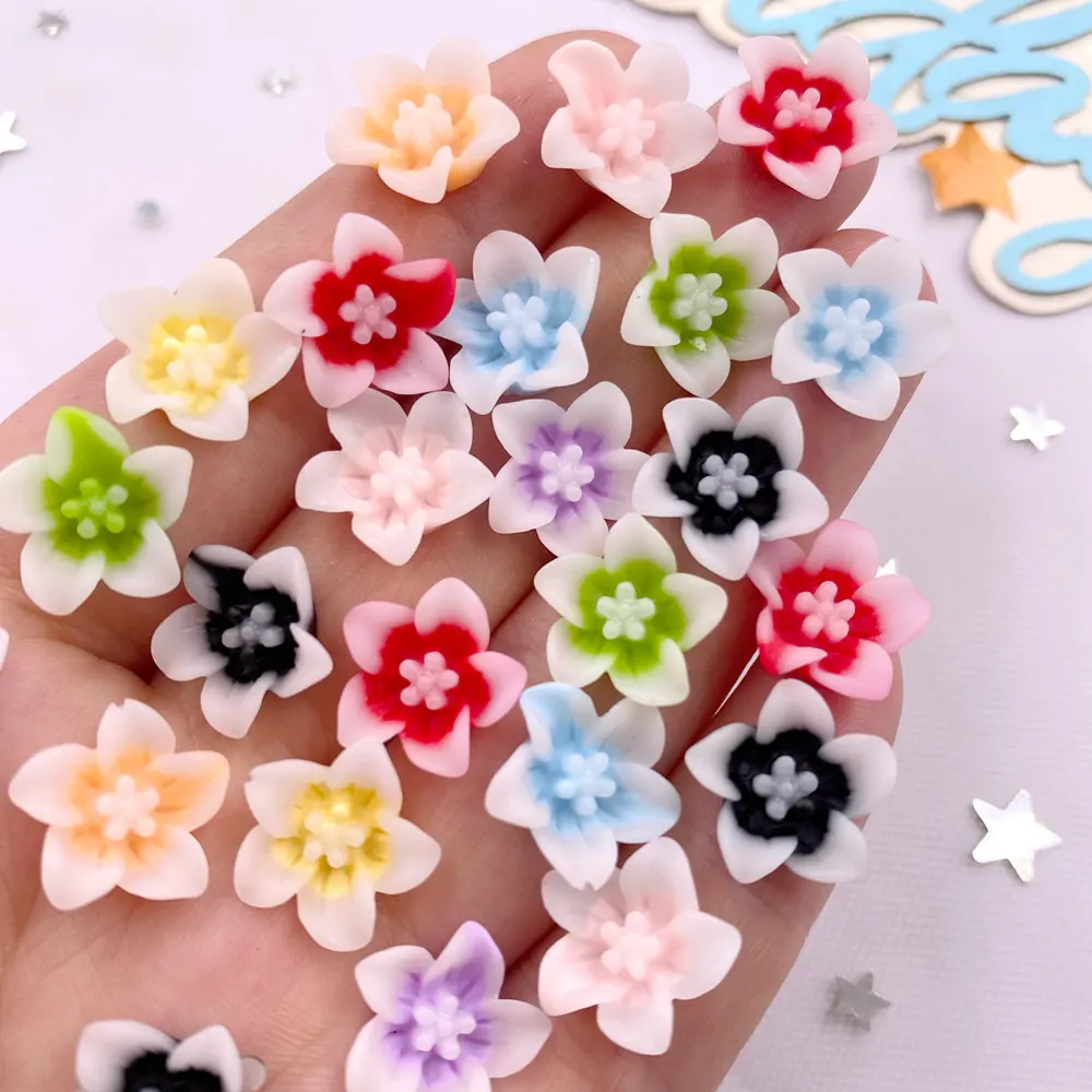 50pcs Resin 13mm Colorful 3D M - Paradise Jewelry & Watches Llc review and price