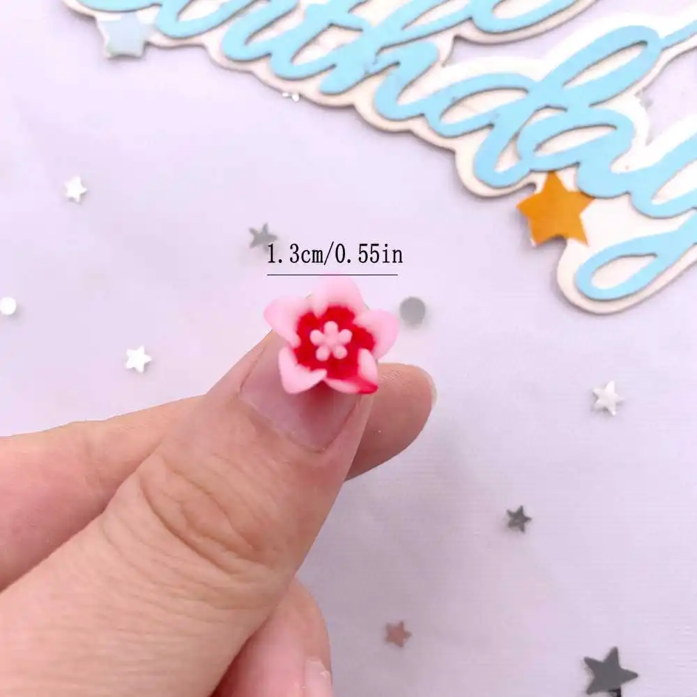 50pcs Resin 13mm Colorful 3D M - Paradise Jewelry & Watches Llc review and price