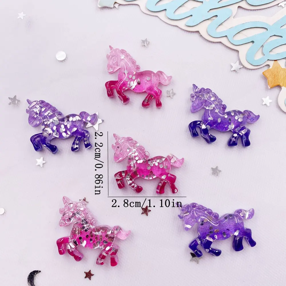 6PCS Colorful Resin Glitter 3D - Paradise Jewelry & Watches Llc review and price