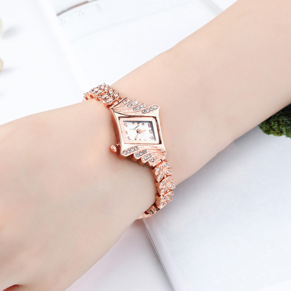 Unique Rhombus Inlaid Diamond  - Unique Jewelry Watches review and price