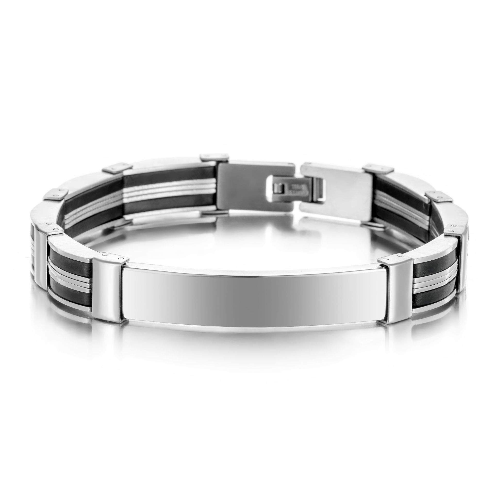 Punk Custom TEXT Name Men Stai - Jewelry Watches For Men review and price