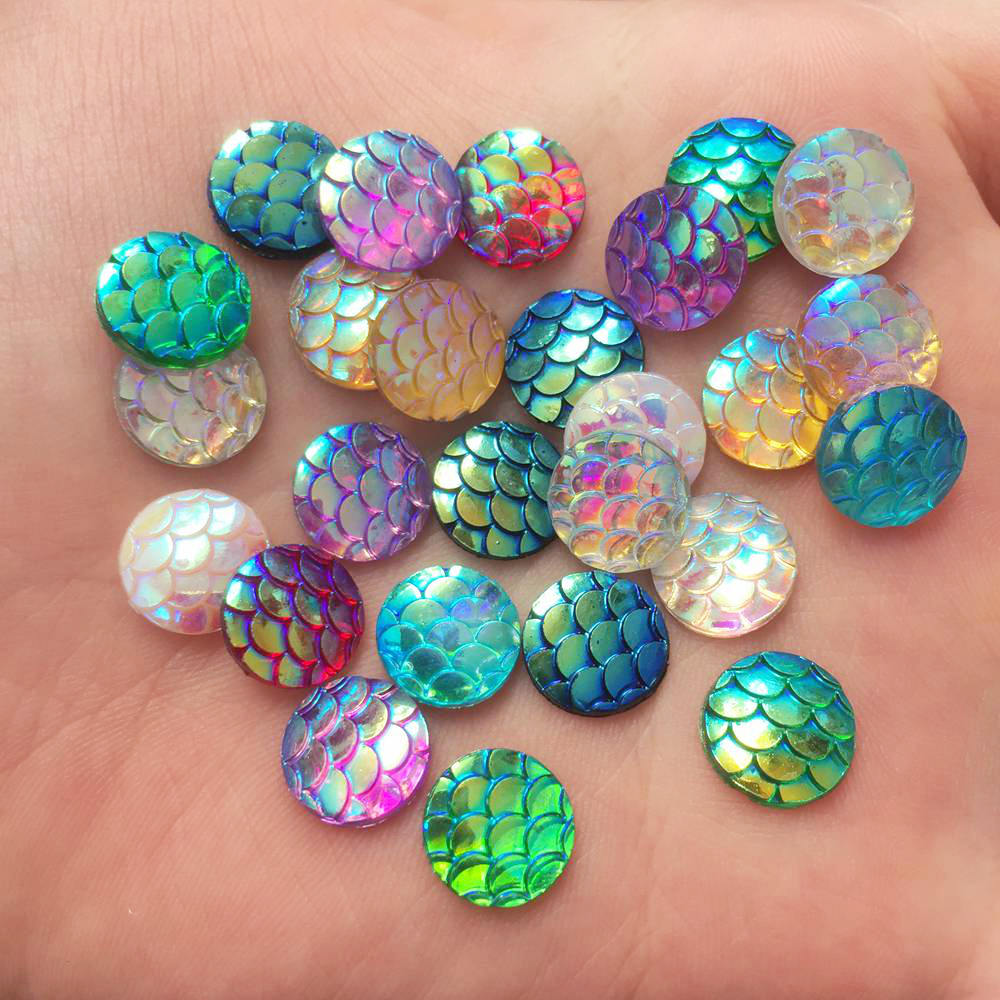 Shiny 100Pcs AB Resin 10mm Rou - Paradise Jewelry & Watches Llc review and price