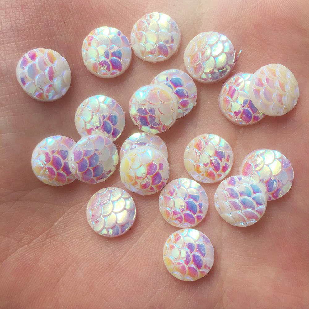Shiny 100Pcs AB Resin 10mm Rou - Paradise Jewelry & Watches Llc review and price